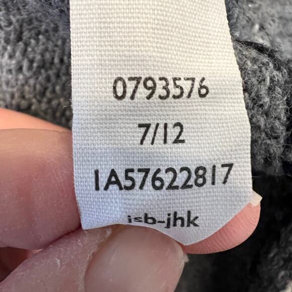 Tommy Hilfiger Fair Isle Wide Neck Hip Length Cap Sleeve Sweater Size M Gray Red - Picture 9 of 11